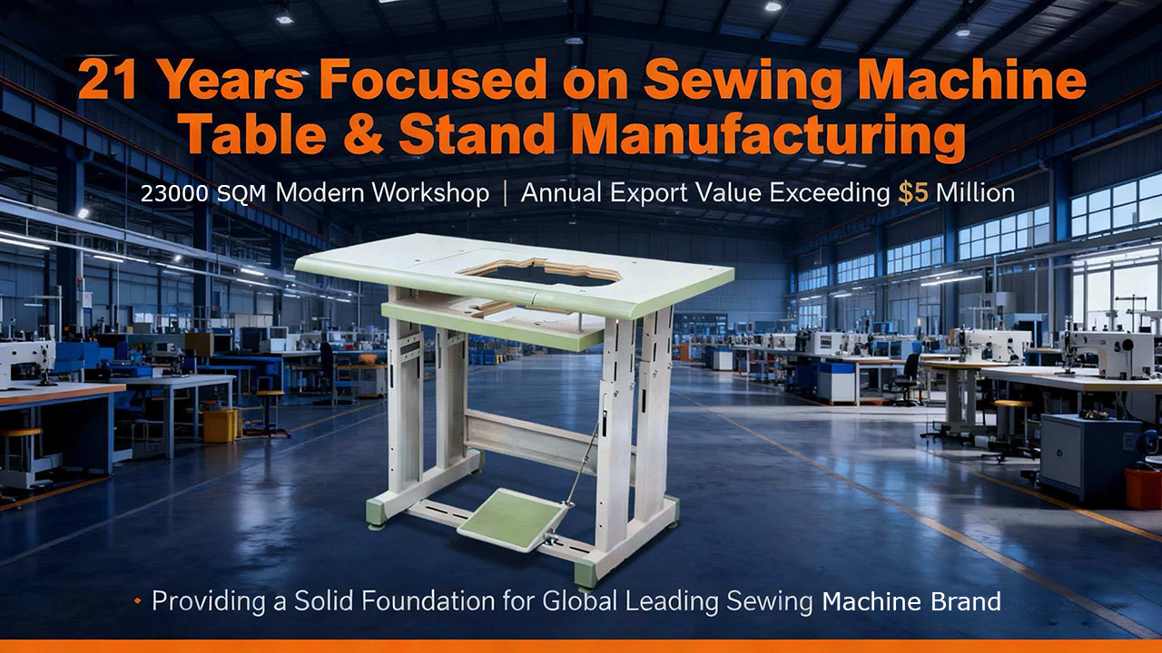 Industrial Sewing Machine Tables & Stands Manufacturer | 21 Years Expertise